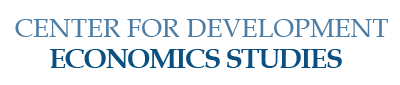 Center for Development Economics Studies